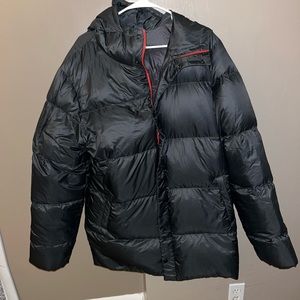 Black puff jacket